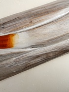 УЦЕНКА Сувенир дерево «Кошка с бабочкой и бантом из мозаики» белая 100×16×7 см 10985346