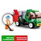 УЦЕНКА Конструктор Город "Мусороуборочная машина", 118 деталей 10985427