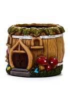 Декоративный горшок для цветов «Домик», 350 мл, 10×10×8 см, керамический, Greengo - Фото 6