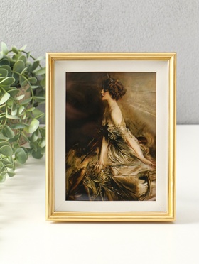 Фоторамка для фото 13×18 см «Золотая классика», полистоун, 21.5×16.5×2.5 см  (артикул 10934326)  большой выбор товаров оптом и в розницу по низким ценам с доставкой