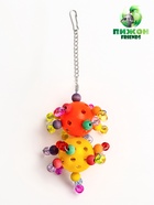 Игрушка для птиц «Большая забава 2», 26 см, цвет МИКС - Фото 2