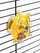 Игрушка для птиц «Карусель», 8 см, оранжевая - фото 68182113