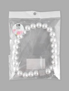 УЦЕНКА Подхват для штор (1шт) Бусы из жемчуга 1,5см*39см белый АУ - Фото 2