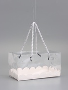 Кондитерская коробка под рулет, белая, с ручками, 18.5?10?10 см (комплект 2 шт) - фото 68182119