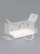 Кондитерская коробка под рулет, белая, с ручками, 18.5×10×10 см - Фото 5