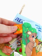 Книжка - шуршалка с прорезывателем «Лесная ферма»  (артикул 10898147)  большой выбор товаров оптом и в розницу по низким ценам с доставкой