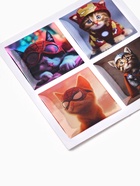 Объемные 3D стикеры на телефон «Котики - супергерои», 4 шт., 3×3 см  (артикул 10906202)  большой выбор товаров оптом и в розницу по низким ценам с доставкой