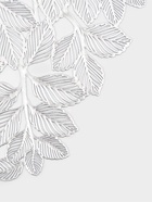 Набор салфеток сервировочных на стол Доляна «Листья», 38×38 см, 4 шт., ПВХ, серебристый - фото 69480671