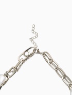 Кулон на цепочке «Жемчуг Борокко», 2 яруса, белое в серебре - фото 68182230