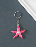 Брелок для ключей на кольце «Морская звезда с жемчужиной», металл под золото, эмаль, 5.5×5.1×1.5 см, МИКС  (артикул 10933709)  большой выбор товаров оптом и в розницу по низким ценам с доставкой