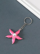 Брелок для ключей на кольце «Морская звезда с жемчужиной», металл под золото, эмаль, 5.5×5.1×1.5 см, МИКС  (артикул 10933709)  большой выбор товаров оптом и в розницу по низким ценам с доставкой