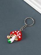 Брелок для ключей на кольце «Красный мухомор», металл под золото, эмаль, 4.5×3.2×1 см  (артикул 10933711)  большой выбор товаров оптом и в розницу по низким ценам с доставкой