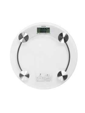 Весы напольные LVE-001, электронные, до 180 кг, от батареек 2хААА, стекло, белые 10957831