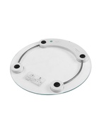 Весы напольные LVE-001, электронные, до 180 кг, от батареек 2хААА, стекло, белые 10957831