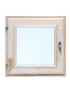 УЦЕНКА Окно, 40×40 см, двойное стекло ЛИПА - Фото 1