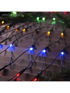 Гирлянда «Сеть» 2×1.5 м, IP44, УМС, тёмная нить, 192 LED, свечение мульти, 220 В - Фото 4