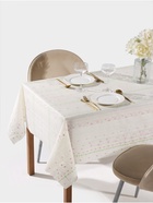 Клеёнка на стол ажурная Lace «Плетение роз», ширина 137 см, рулон 20 метров, толщина 0.3 мм - Фото 1