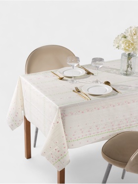 Клеёнка на стол ажурная Lace «Плетение роз», ширина 137 см, рулон 20 метров, толщина 0,3 мм   109366