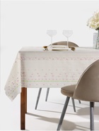 Клеёнка на стол ажурная Lace «Плетение роз», ширина 137 см, рулон 20 метров, толщина 0.3 мм 10936603