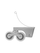 Комплект роликов CAPPIO, для шкафа купе, набор верх - низ - фото 68182316