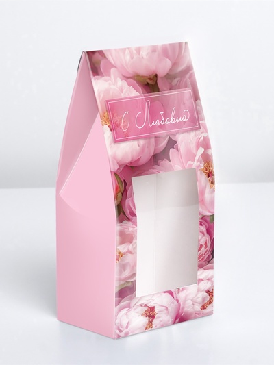 Коробка складная «Розы. С любовью», 6×14.5×3.5 см
