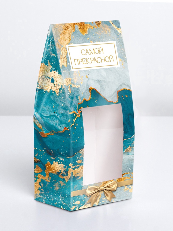 Коробка складная «Самой прекрасной», 6 × 14,5 × 3,5 см - Фото 1