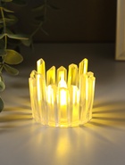 Светодиодная свеча LED - ночник RISALUX «Снежная королева», от батареек 3?LR1130, прозрачный, 5.5?5.5?5 см (комплект 2 шт) - фото 68182352