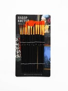 Набор кистей синтетика, 12 шт - фото 68976222