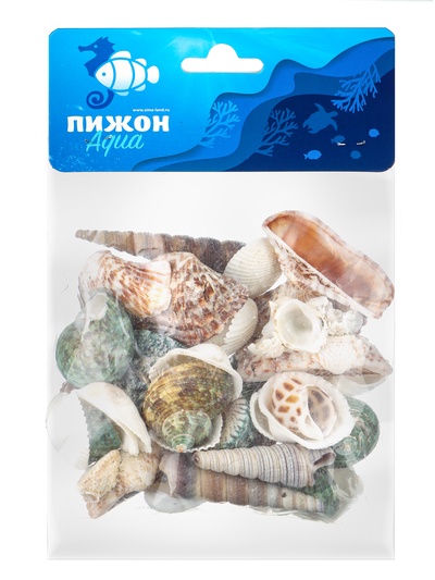 Набор ракушек «Пижон Аква», 200 г, микс №1