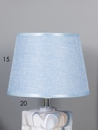 Лампа настольная RISALUX «Атриум» E14, 1×40 Вт, синяя - Фото 4