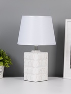 Лампа настольная RISALUX «Луминель» E14, 1×40 Вт, белая - Фото 1