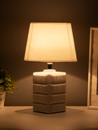 Лампа настольная RISALUX «Луминель» E14, 1×40 Вт, белая - Фото 2