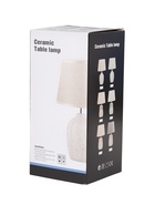 Лампа настольная RISALUX «Глим» E14, 1×40 Вт, белый/золотой - Фото 7