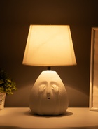 Лампа настольная RISALUX «Тики», E14, 1×40 Вт, белая - Фото 2