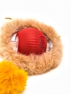 Интерактивная игрушка для кошек «Убегающий мех», красная - фото 68182450