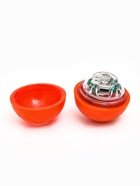 Интерактивная игрушка для собак «Гравитационный мяч», 5.5 см, оранжевая - фото 68182461