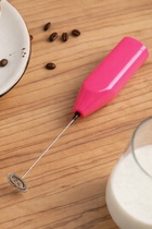 Капучинатор погружной LMR-07, от батареек 2×АА, розовый - Фото 1