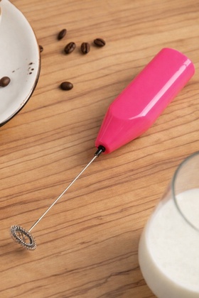 Капучинатор погружной LMR-07, от батареек 2×АА, розовый 10947694