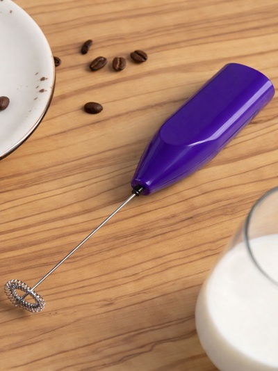 Капучинатор погружной LMR-07, от батареек 2×АА, фиолетовый