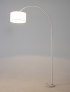 Торшер напольный BayerLux «Атлант», Е27, 40 Вт, подставка камень, 26×55×185 см, белый  (артикул 10951638)  большой выбор товаров оптом и в розницу по низким ценам с доставкой