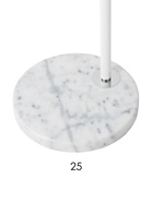 Торшер напольный BayerLux «Атлант», Е27, 40 Вт, подставка камень, 26×55×185 см, белый  (артикул 10951638)  большой выбор товаров оптом и в розницу по низким ценам с доставкой