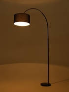 Торшер напольный «Атлант», Е27, 40 Вт, белый, подставка камень, 26×55×185 см  (артикул 10951639)  большой выбор товаров оптом и в розницу по низким ценам с доставкой