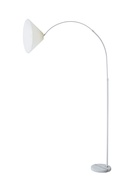 Торшер напольный «Волна», Е27, 40 Вт, белый, подставка, камень, 30×90×180 см  (артикул 10951641)  большой выбор товаров оптом и в розницу по низким ценам с доставкой