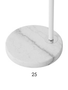 Торшер напольный «Волна», Е27, 40 Вт, белый, подставка, камень, 30×90×180 см - Фото 6