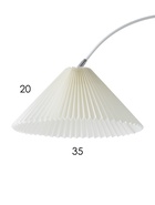 Торшер напольный «Волна», Е27, 40 Вт, белый, подставка, камень, 30×90×180 см - Фото 7