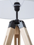 Торшер напольный «Эко», Е27, 40 Вт, бежевый-белый, тренога, 45×45×150 см - Фото 5