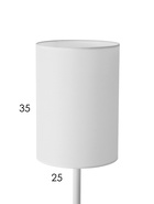 Торшер напольный «Капля», Е27, 40 Вт, белый, 25×25×150 см  (артикул 10951644)  большой выбор товаров оптом и в розницу по низким ценам с доставкой