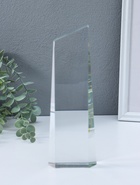 Стела наградная, фигура стекло «Обелиск», 3.5×8.5×24.3 см - Фото 1