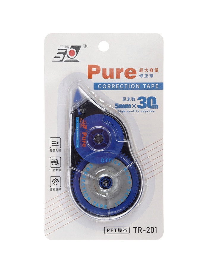 Корректор-лента 30м*5мм на блистере МИКС