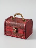 УЦЕНКА Шкатулка дерево сундучок "Цветущий бамбук" 8,5х11,8х8,5 см - Фото 2